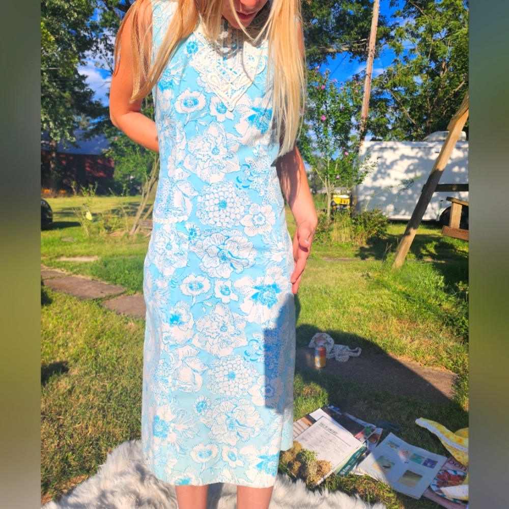 Vintage Blue Lily Pulitzer dress